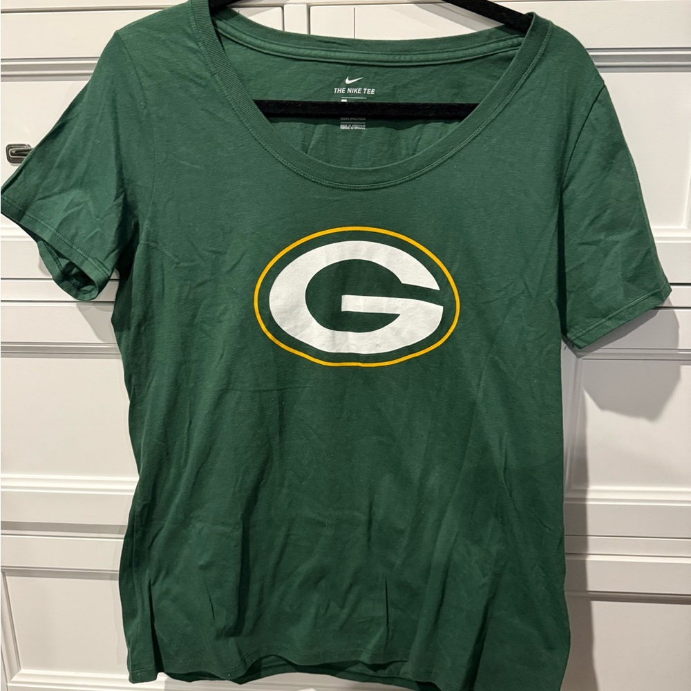 Nike Women's Green Logo Tee